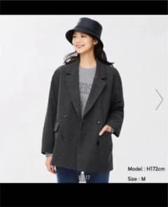 ※最終値下げ‼️早い者勝ち‼️GU オーバーサイズダブルブレストジャケットのサムネイル