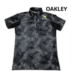 Oakley Men's Golf Wear Skull Geometric Print Polo Shirt, Size M