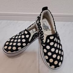 【値下げ！】VANS キッズ スリッポン 19cm 黒のサムネイル
