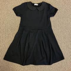 mia mail キッズ 半袖ワンピース ブラック 120cmのサムネイル
