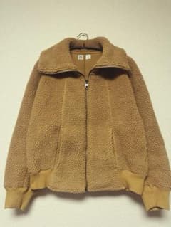 ユニクロユー　ボアブルゾン　XL