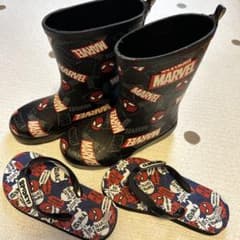 MARVEL スパイダーマン 長靴とサンダルセット　size 17㎝のサムネイル