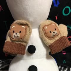 くまさん プープー手袋♡のサムネイル