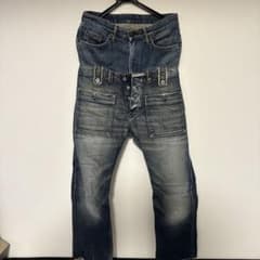 Wrangler 再構築 デニムパンツ リメイク ドッキングジーンズのサムネイル