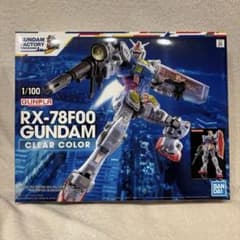1/100 RX-78F00 GUNDAM クリアカラー ヨコハマ限定　ガンダムのサムネイル