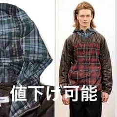 10AW コムデギャルソン シャツ マルチチェック ジップパーカー Sサイズ 10AW コムデギャルソン シャツ マルチチェック ジップパーカー XS