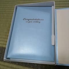 結婚式 ゲストブック②冊組、中紙70枚ほどのサムネイル