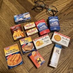 輸入食品のミニチュア　12点　おままごとのサムネイル