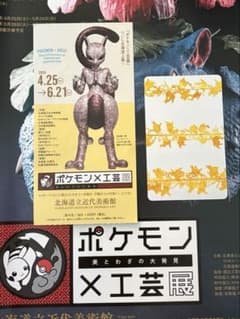 ポケモン工芸展 北海道の札幌会場限定 非売品ピカチュウの森紹介カード
