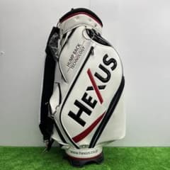 HEXUS Golf Bag with Pouch, White, Men's, 9-inch