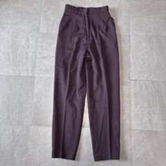 00's vintageダークブラウン センタープレス スラックスアーカイブのサムネイル