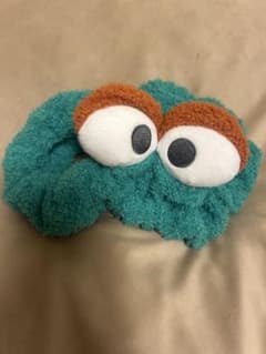 セサミストリート オスカー ヘアバンド もこもこ