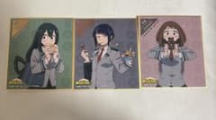 ヒロアカ ミニ色紙コレクション ドーナツ 梅雨 お茶子 耳郎