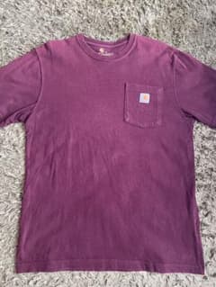 Carhartt ポケットTシャツ バーガンディ メンズのサムネイル