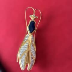 Vogue Bijoux 昆虫モチーフ ブローチ ゴールドのサムネイル