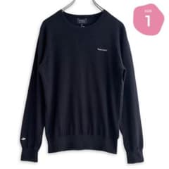 454 パーリーゲイツ 定価41,800円 カシミヤ100％ ニット 紺 1 M - メルカリ