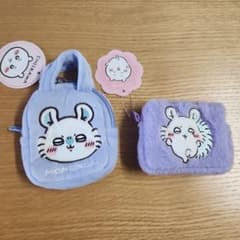 Chikawa かわいいポーチセット 紫色のサムネイル