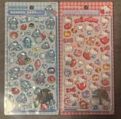 値下げ【正規品】ボンボンドロップシール ハローキティ赤 ハンギョドン まとめ売りのサムネイル