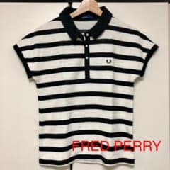 FRED PERRY フレッドペリー　コットン　ボーダーポロシャツのサムネイル