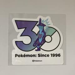 ポケモン30周年記念ステッカー メガフェスタ 韓国限定　ストリンダー（ロー）のサムネイル