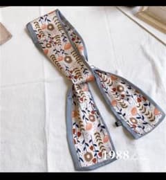 ツイリー  スカーフ バッグスカーフ リボンスカーフ　可愛い❣️のサムネイル