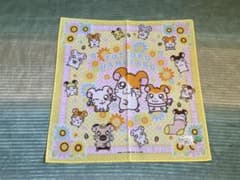 レア 当時物 新品 美品 とっとこハム太郎 バンダイ ハンカチ 黄色のサムネイル
