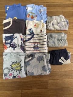 ダダンダン 半袖と半ズボンセット 100cm まとめ売りのサムネイル