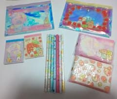 Sumikkogurashi Stationery Set: Pouch, Memo Pad, Pencil, Pocket Tissues