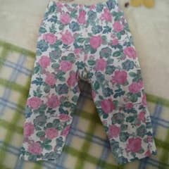キッズ服 花柄スパッツ90センチのサムネイル