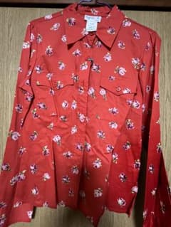 aguis b. 花柄長袖シャツ サイズ40のサムネイル