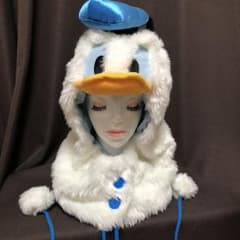 最終値引き 可愛い ディズニー ドナルド 被り物 マフラーのサムネイル