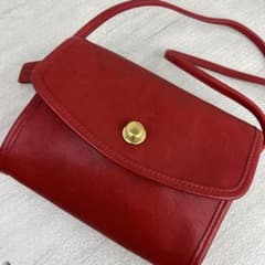 OLD COACH オールドコーチ ショルダーバッグ ドイツホック レッド