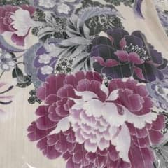 浴衣　クリーニング済　花のサムネイル