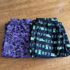 最終価格！Minecraft & Splatoon ハーフパンツ 2枚セットのサムネイル