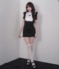BunnyLis リボンショルダージャンスカ Mサイズ ブラック 黒 - メルカリ
