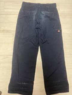 Dickies ワークパンツ W30×L30 ネイビー 古着のサムネイル