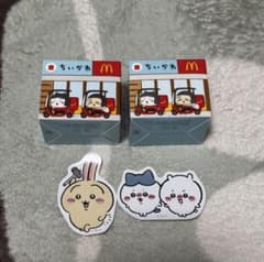 맥도날드 해피 세트 치이카와 씰 첨부 2개 세트 신품 미사용