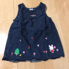 ミキハウス ジャンパースカート ワンピースのサムネイル