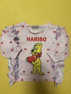 HARIBO トレーナー ピンク 80cm フリルのサムネイル