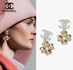 CHANEL ピアス CCマーク クローバー AW2024.25 - メルカリ