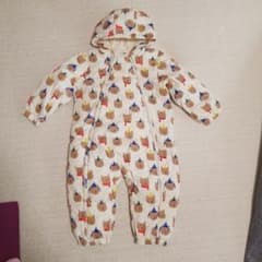 baby gap ジャンプスーツ　スノースーツ　くま　白　サイズ90 18-24のサムネイル