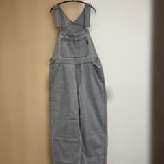 グレー デニム オーバーオール サロペットのサムネイル