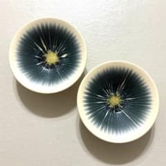 入手困難 人気作家 和田山真央 青グラデーション 器 2個セット 作家 器 入手困難 人気作家 和田山真央 青グラデーション 器 2個セット 作家 器