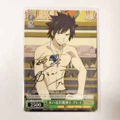 ヴァイスシュヴァルツ フェアリーテイル 氷の造形魔導士 グレイ TD サイン ヴァイスシュヴァルツ フェアリーテイル 氷の造形魔導士 グレイ