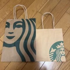 スターバックス ショッパー 大小セット 紙袋 2枚セット - メルカリ