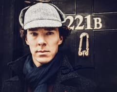 ベネディクト・カンバーバッチ 直筆サイン入り写真 シャーロット uk1