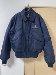 VALLEY APPAREL MA-1 ボンバージャケット ネイビー - メルカリ