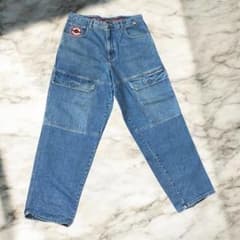 【激レア・W36】90s PELLE PELLE 極太 バギー デニム カーゴ 激レア・W36】90s PELLE PELLE 極太 バギー デニム カーゴ - メルカリ