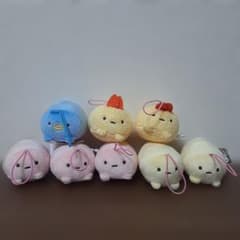【新品】すみっコぐらし うつぶせゴムひも付きぬいぐるみマスコット 119個セット うつぶせゴムひも付き マスコット すみっコぐらし 4点セット｜Yahoo
