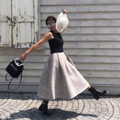 BIRTHDAYBASH クルーネックバルーンドレスのサムネイル